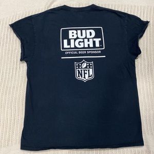 Vintage Port & Company Black NFL Leggetts Fantasy Bud Light Football Men's L !